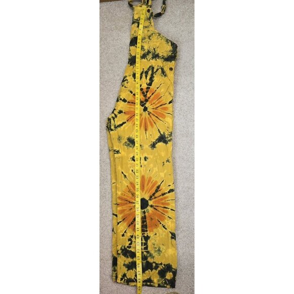 Rising International Overalls Jumpsuit Size Small Sun Tie Dye Hippie Boho Grunge - Picture 11 of 11